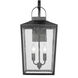 Devens 2 Light 21.75 inch Powder Coated Black Outdoor Wall Sconce